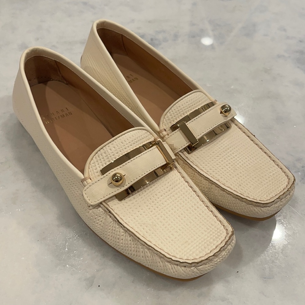 STUART WEITZMAN cream color brand new size 6 1/2